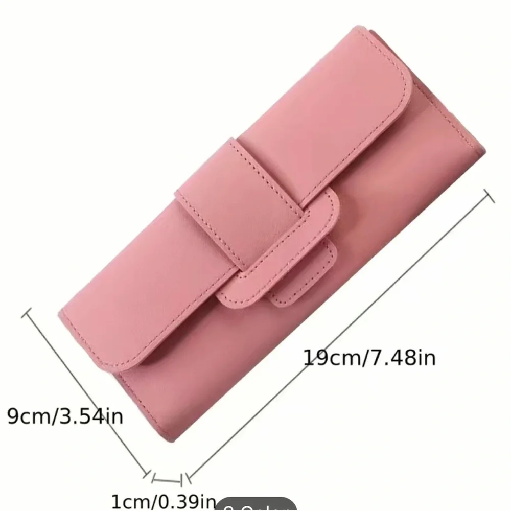 Brand New Elegant Red Trifold Wallet - Picture 2 of 5